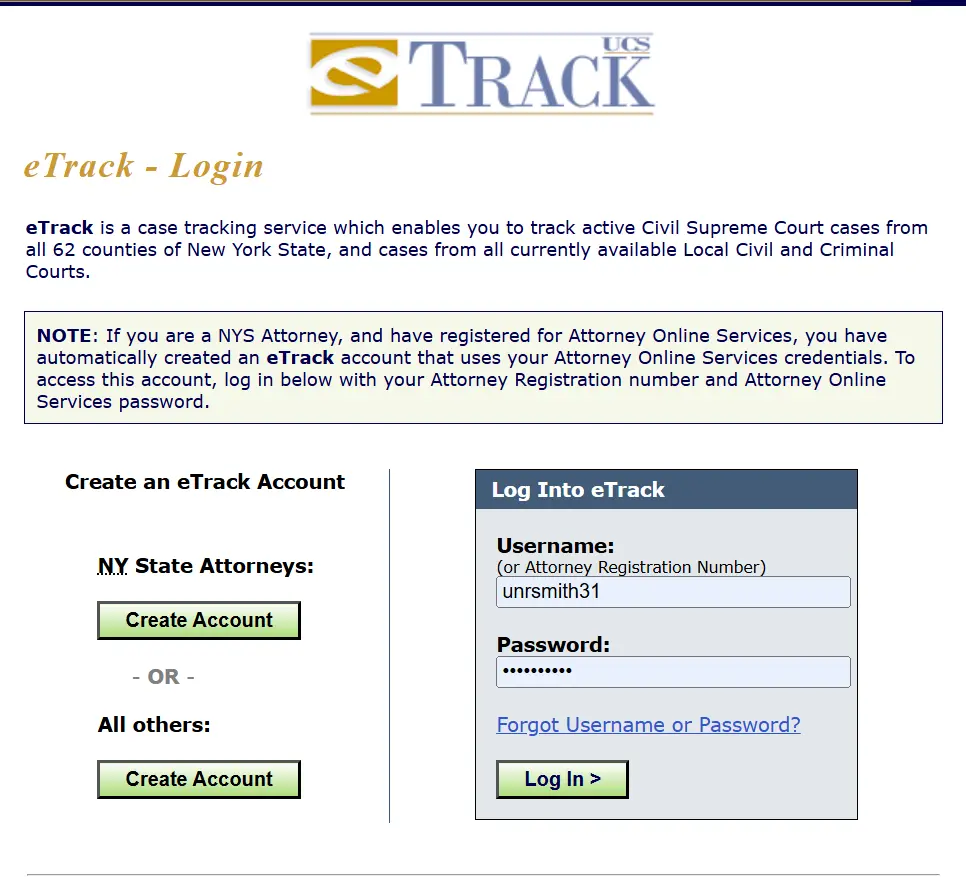eTrack NY